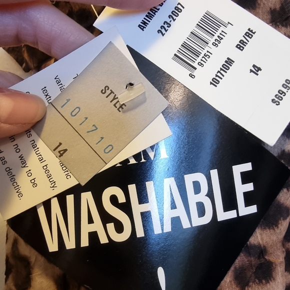 NWT Db Collection Sleeveless Leopard Dress With Short Sleeved Blazer. - Picture 5 of 16